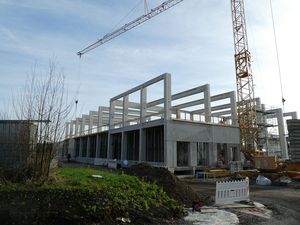 Fertigteil-Montage