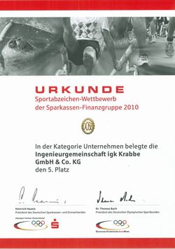 igk Krabbe - Sportabzeichen 